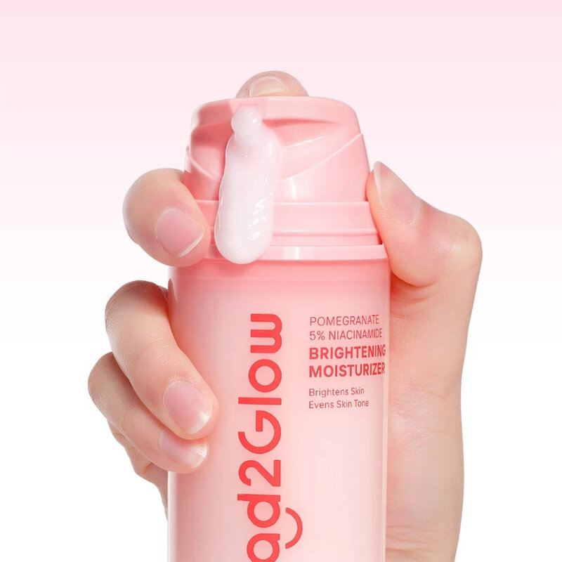 Glad2Glow Pomegranate 5% Niacinamide Brightening Moisturizer 100g