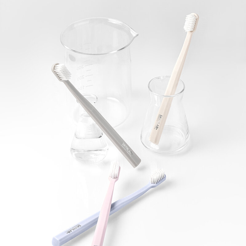 Skynlab Deep Clean Medium Soft Toothbrush 4pcs #Minimal