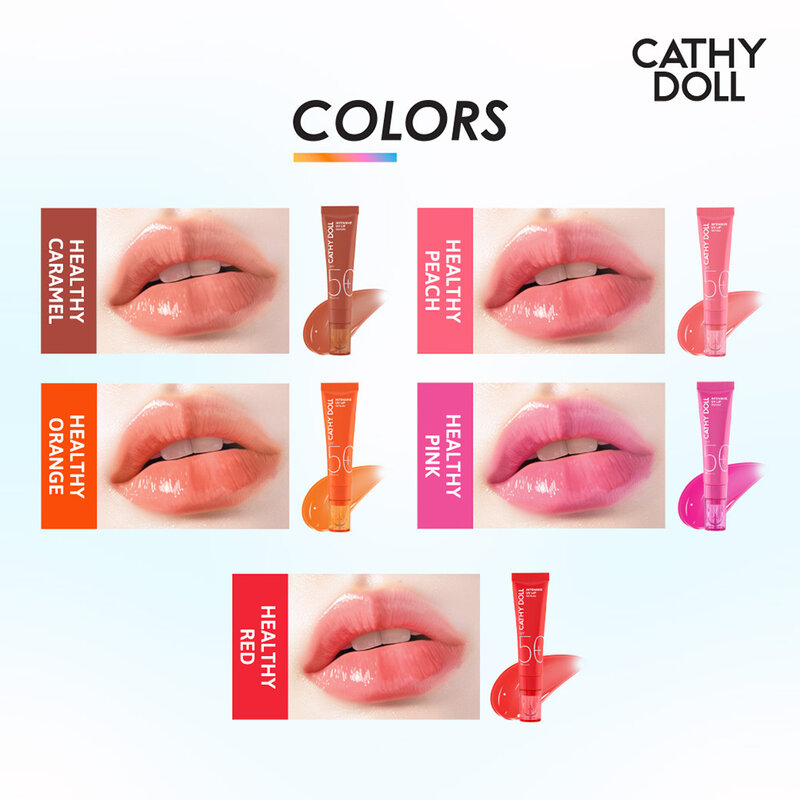 Cathy Doll Intensive UV Lip Serum SPF50+ PA++++ 10ml #Healthy Red