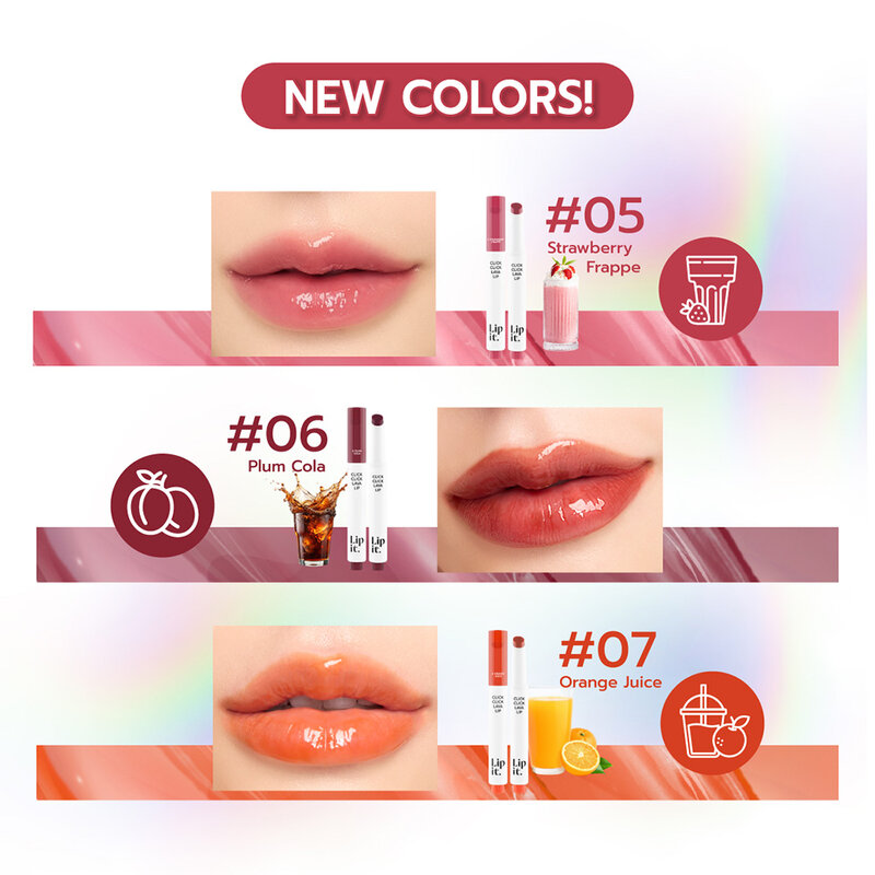 Lip It Click Click Lava Lip 1.9g #01 Rose Honey Pudding