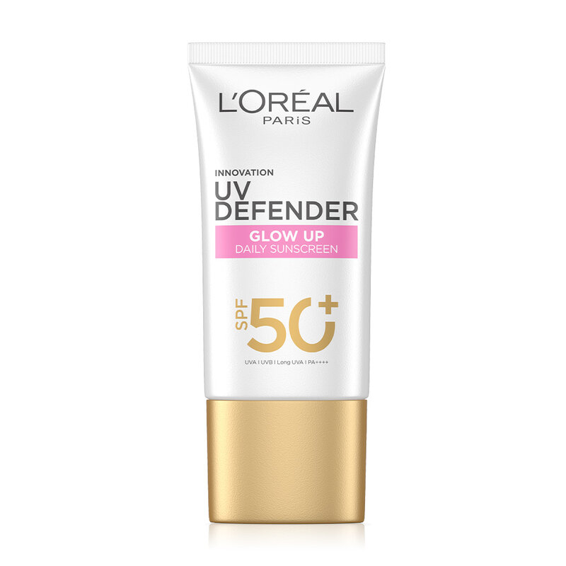 Loreal Paris UV Defender Glow Up SPF50+/PA++++ Long UVA 50ml