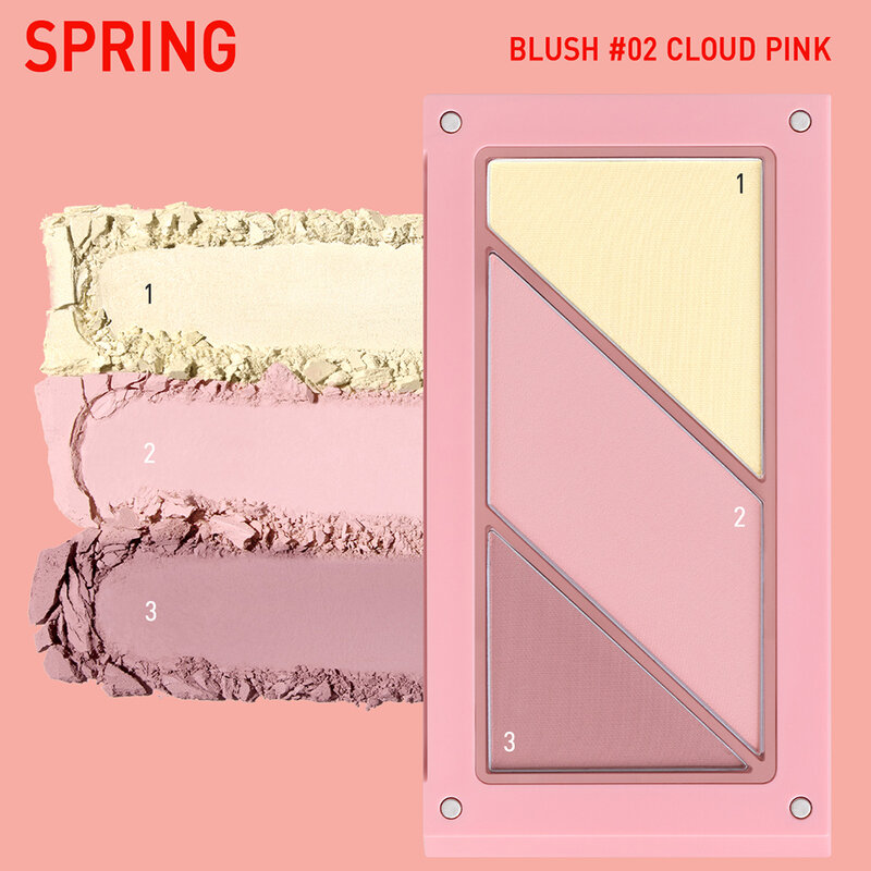 3CE Layer It All Blush Palette 10.5g #02 Cloud Pink