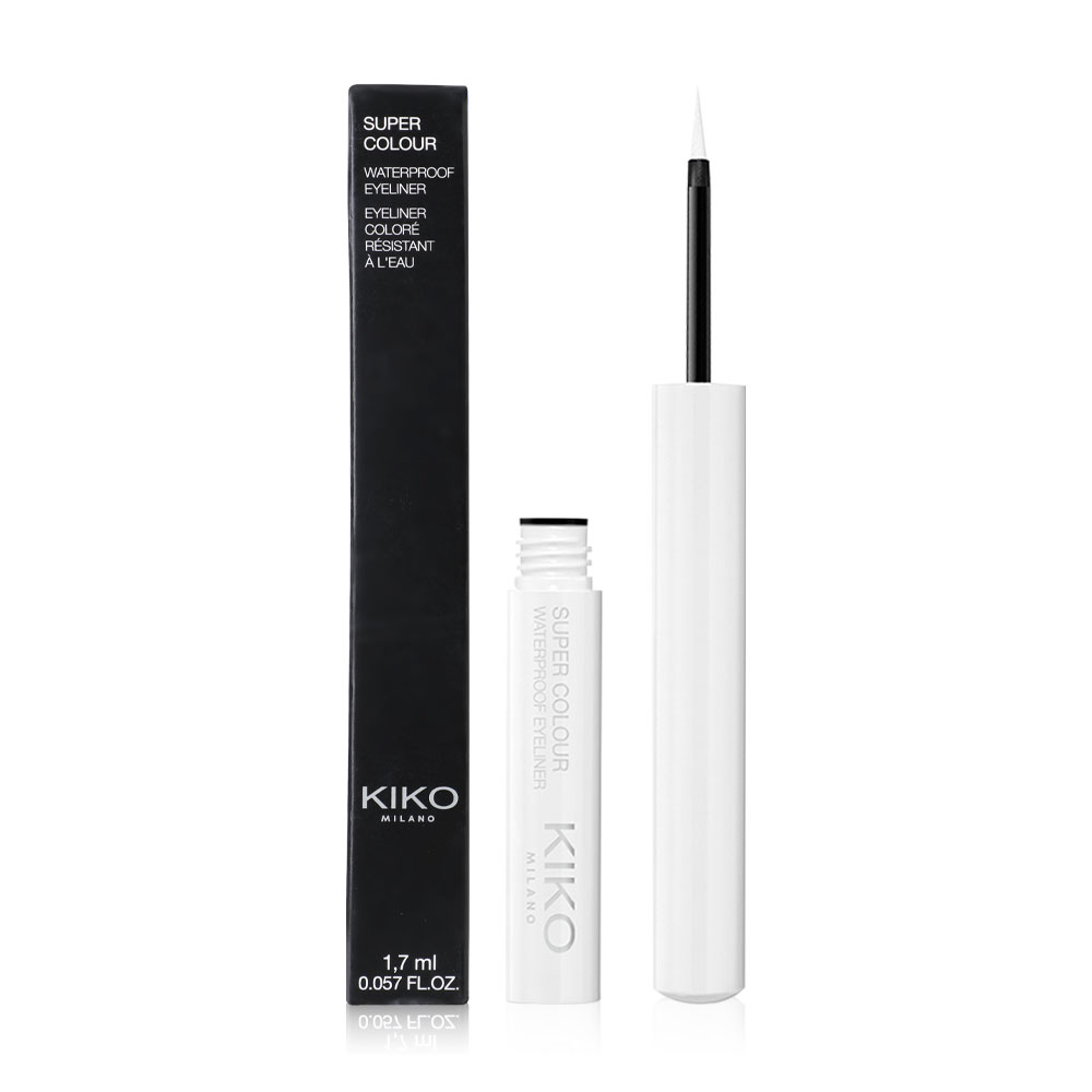 KIKO MILANO New Super Colour Waterproof Eyeliner 1.7ml #01 White