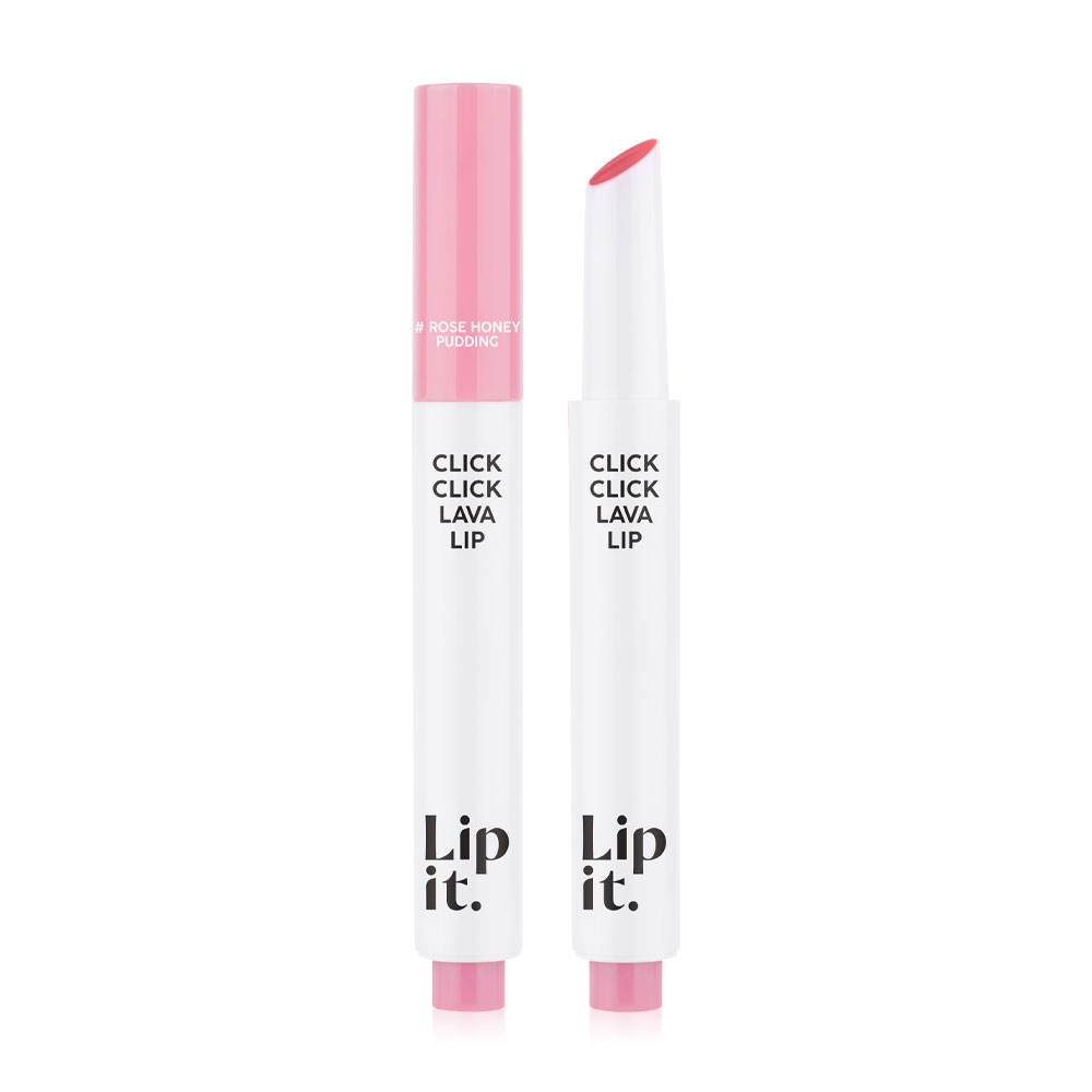 Lip It Click Click Lava Lip 1.9g #01 Rose Honey Pudding