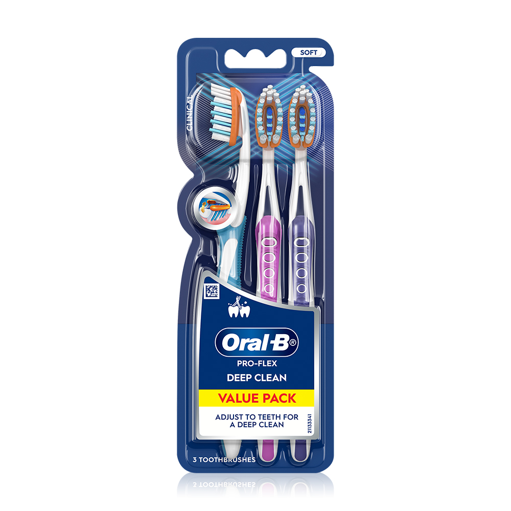 Oral-B Pro-Flex Clinical Toothbrush [3pcs]