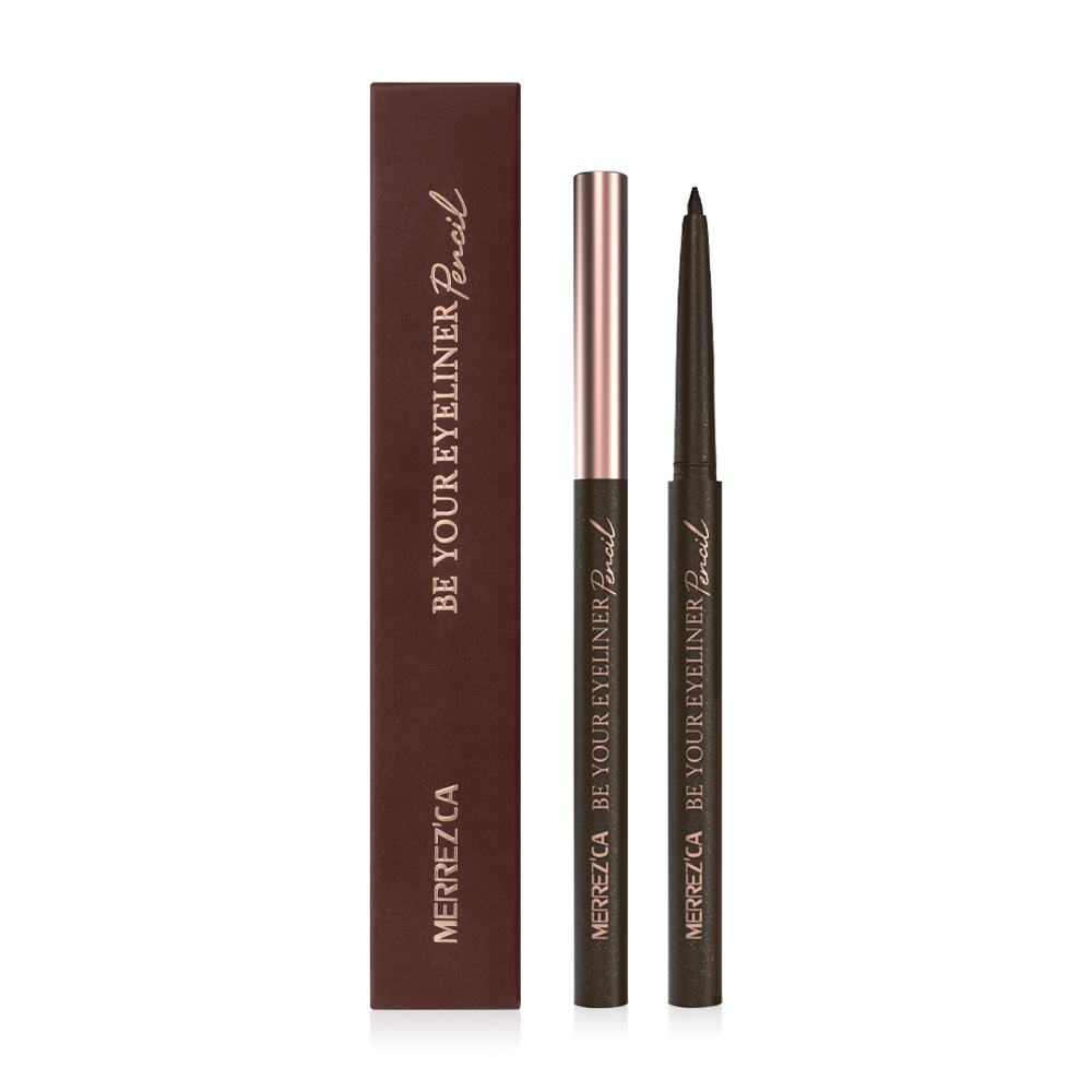 Merrezca Be Your Eyeliner Pencil 0.13g #3 Shiny Brown ( สินค้าหมดอายุ : 2026.03.25 ) 