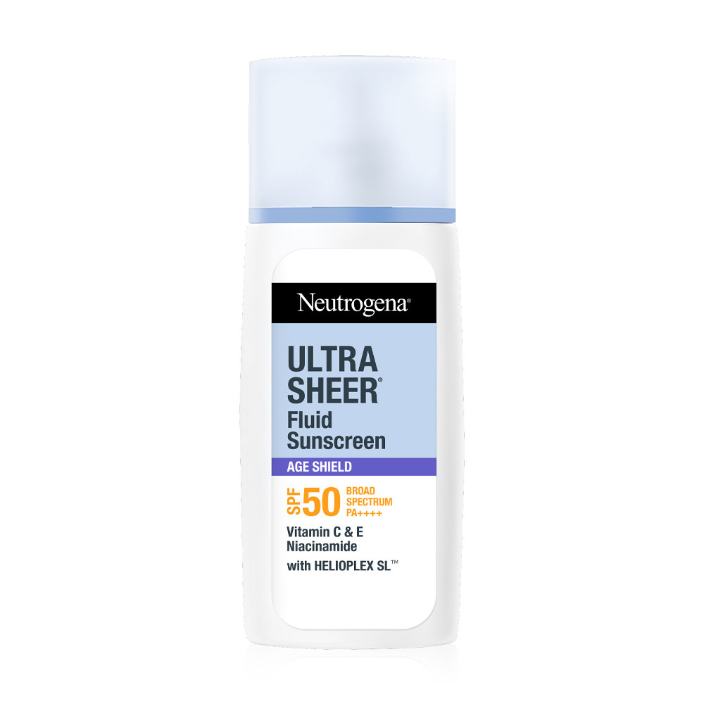 Neutrogena Ultra Sheer Fluid Facial Sunscreen Age Shield SPF50 PA++++ 40ml