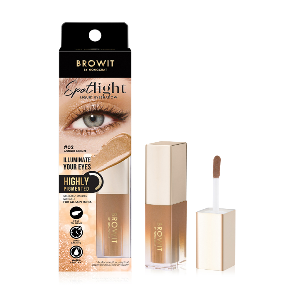 Browit Spotlight Liquid Eyeshadow 3.5ml #02 Antique Bronze
