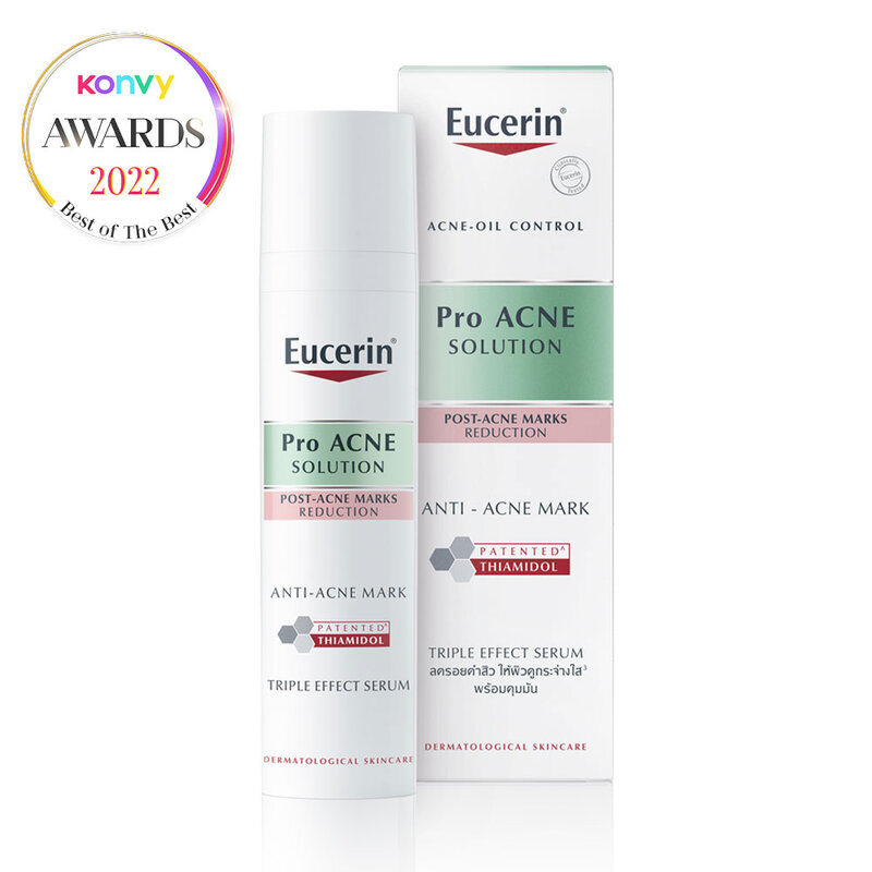 Eucerin [Save 15%] Pro Acne Solution Thiamidol Triple Effect Serum 40ml + Pro Acne Solution 3X Treatment Gel To Foam Cleanser 15