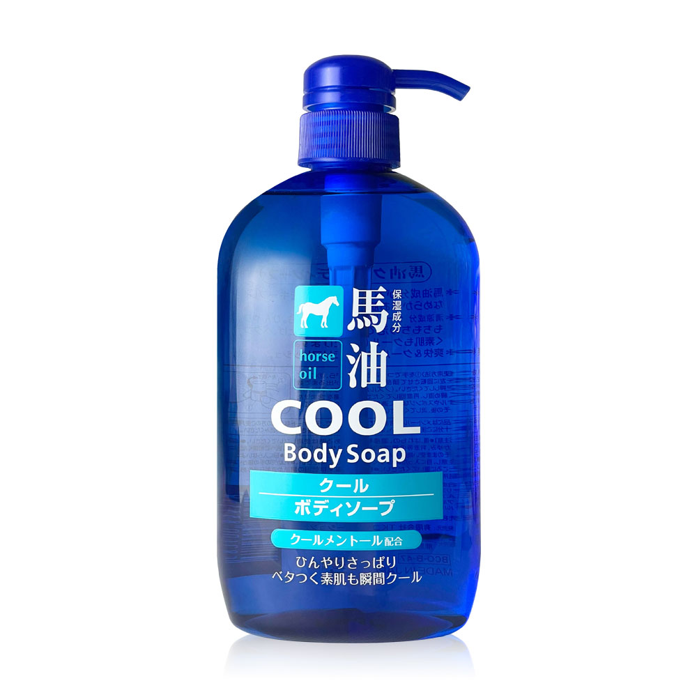 Kumano Horse Oil Cool Body Soap 600ml
