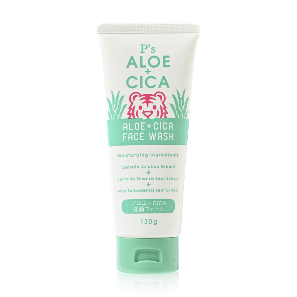 Kumano P’s Aloe + Cica Face Wash 130g