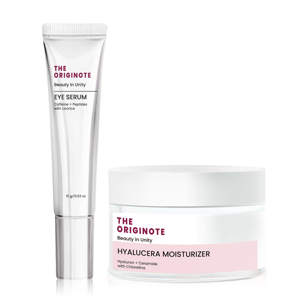 The Originote Set 2 Item Eye Serum 15g + The Originote Hyalucera Moisturizer 50ml
