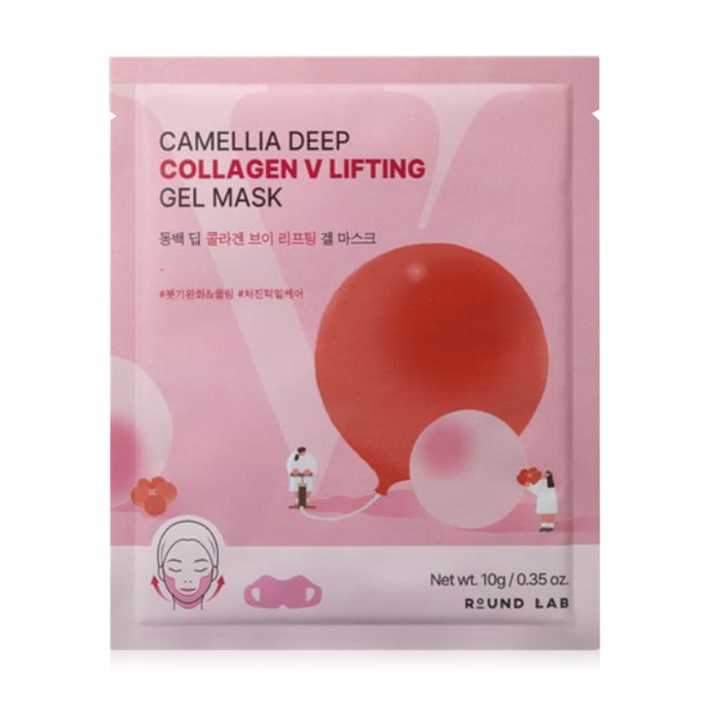 Round Lab Camellia Deep Collagen Firming Gel Mask [34g x 4pcs]
