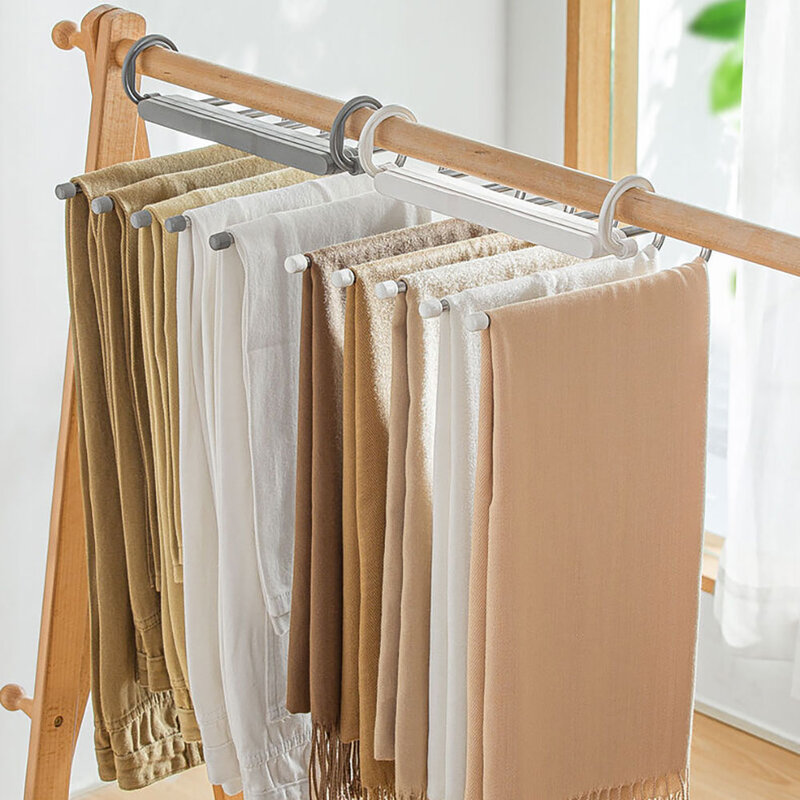 NaChuan Multifunctional Pants Rack A0482 #White