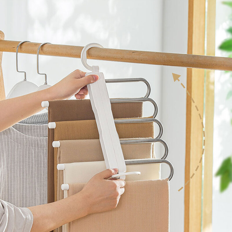 NaChuan Multifunctional Pants Rack A0482 #White