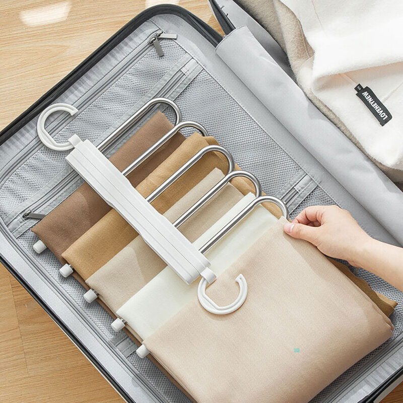 NaChuan Multifunctional Pants Rack A0482 #White