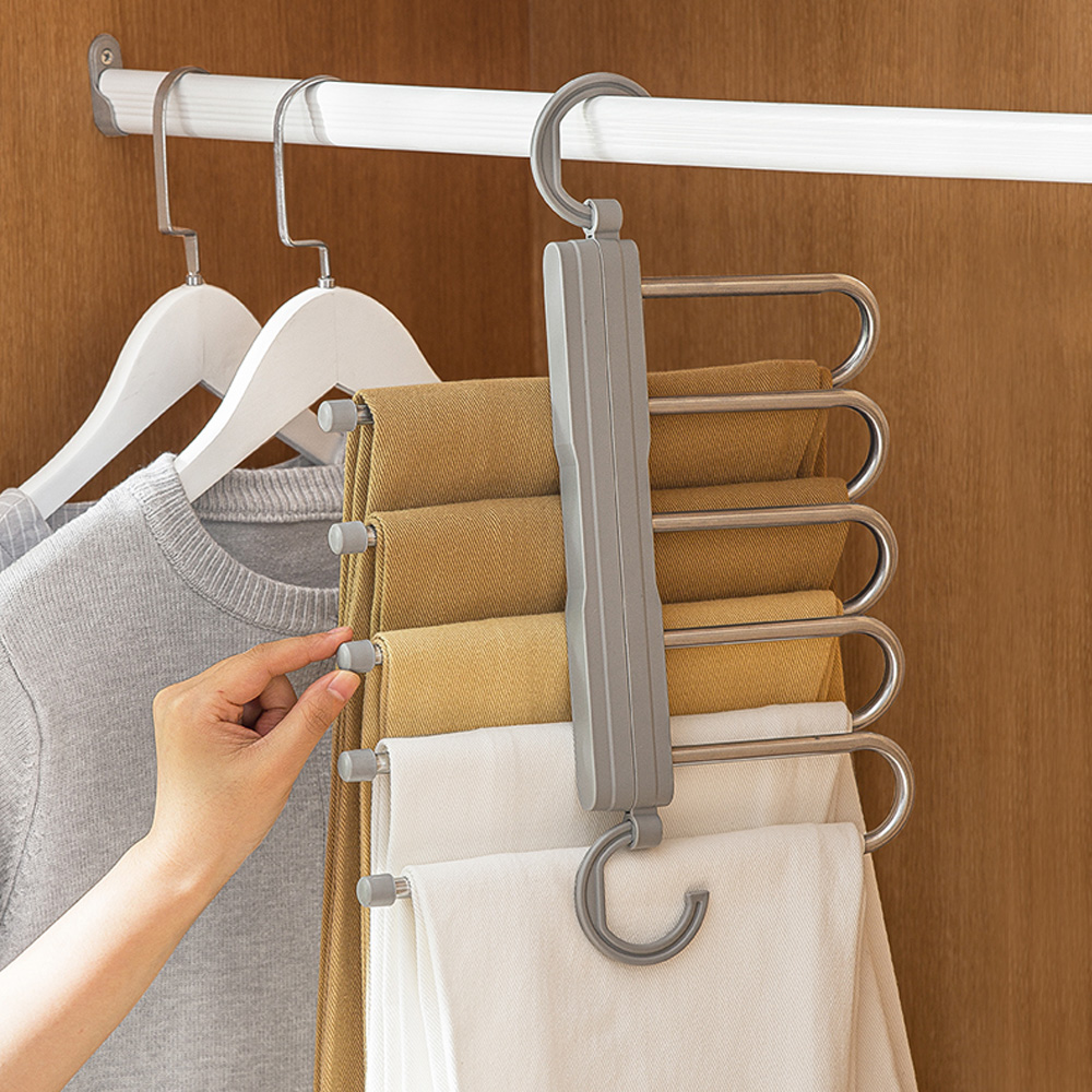 NaChuan Multifunctional Pants Rack A0482 #White