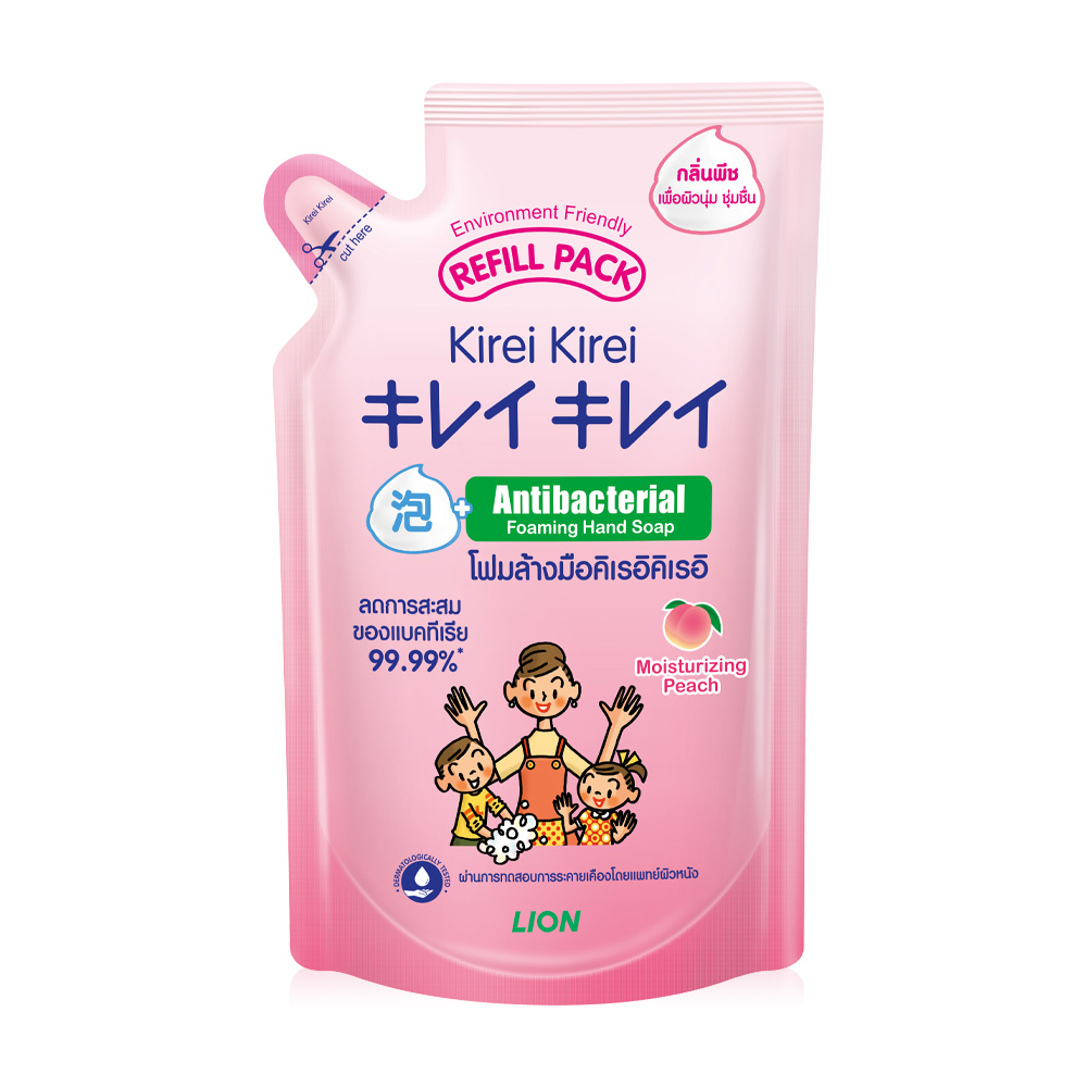 Kirei Kirei Anti-Bacterial Foaming Hand Soap Moisturzing Peach Refill 200ml