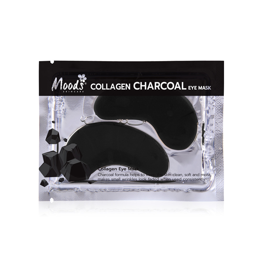 Moods Skin Care Collagen Charcoal Eye Mask 6g