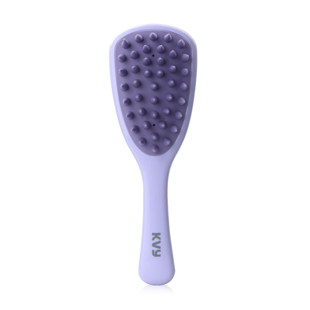 KVY Handled Hair Shampoo Brush #Purple