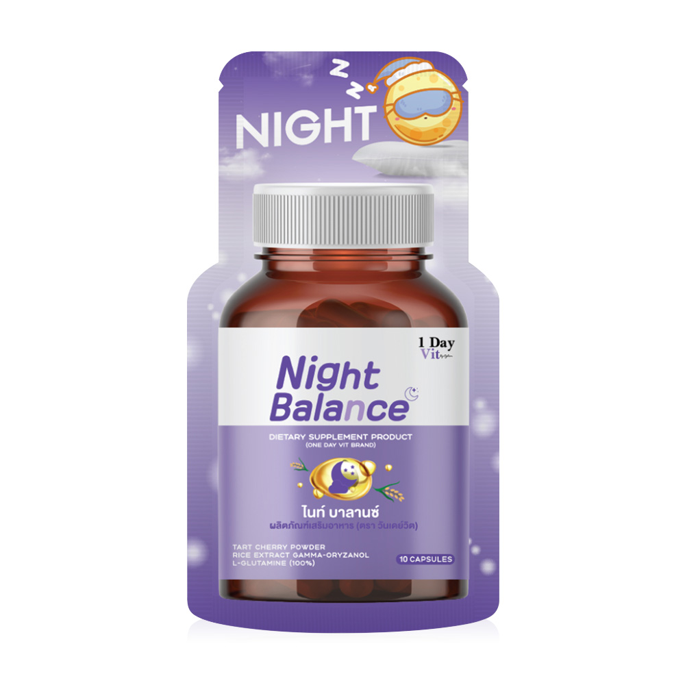 1 Day Vit Night Balance 1000mg 10 Capsules