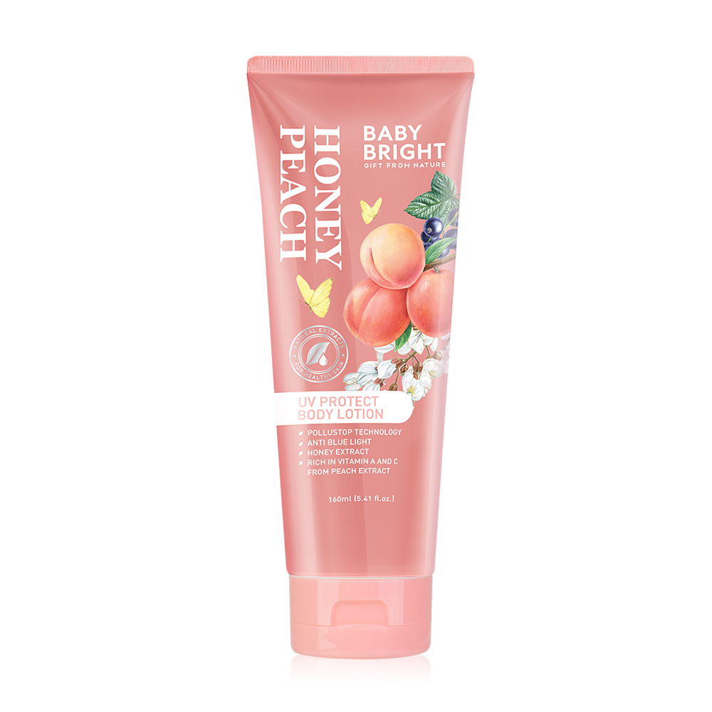 Baby Bright Honey Peach UV Protect Body Lotion 160ml