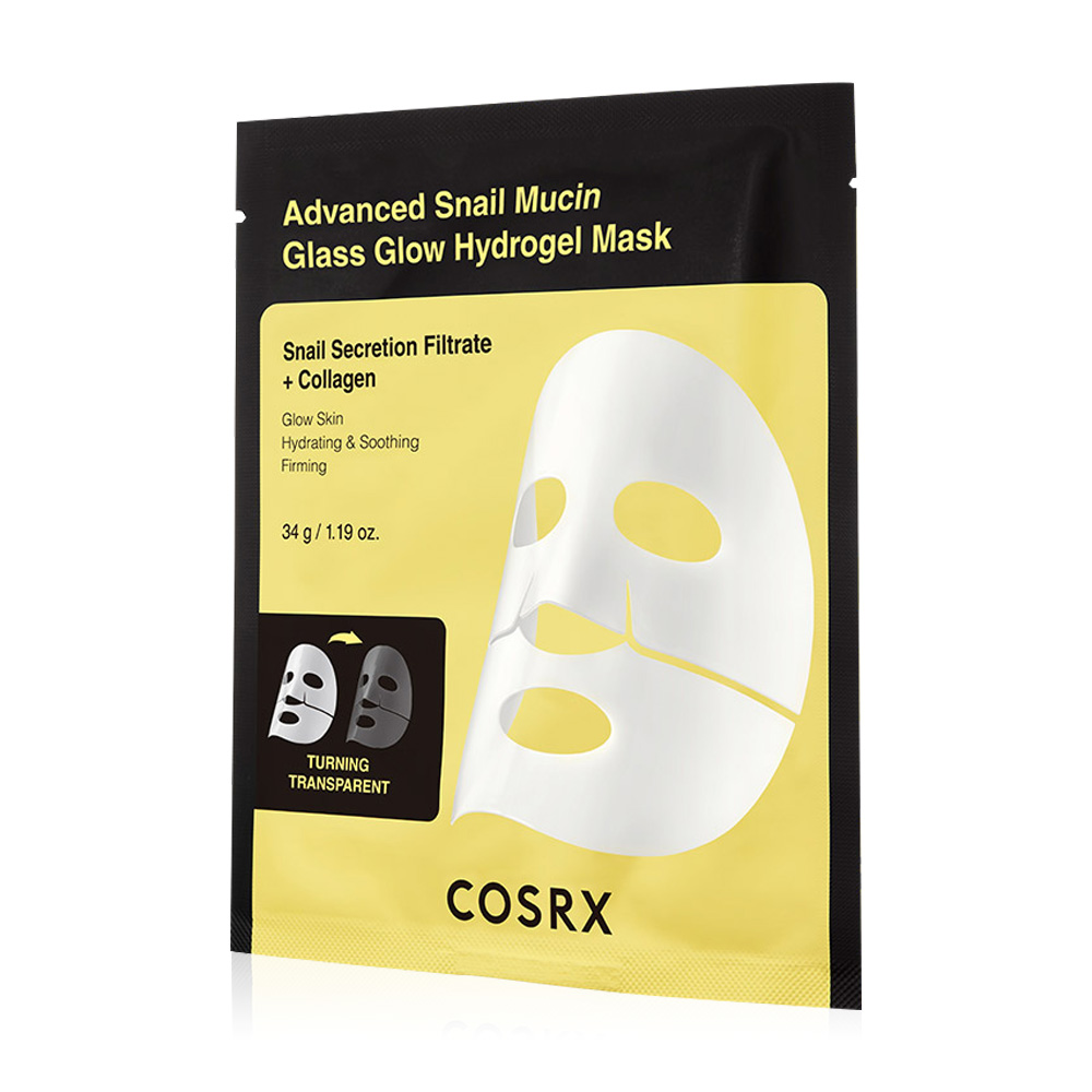 COSRX Advanced Snail Mucin Glass Glow Hydrogel Mask 34g