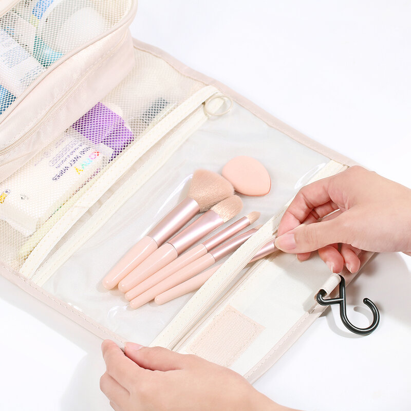 KVY Travel Cosmetic Bag #Buff