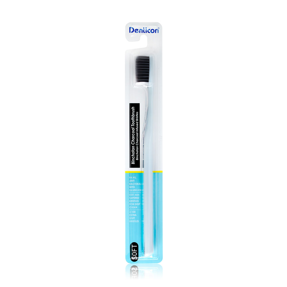 Denticon Toothbrush Binchotan Charcoal [Random 1pc]