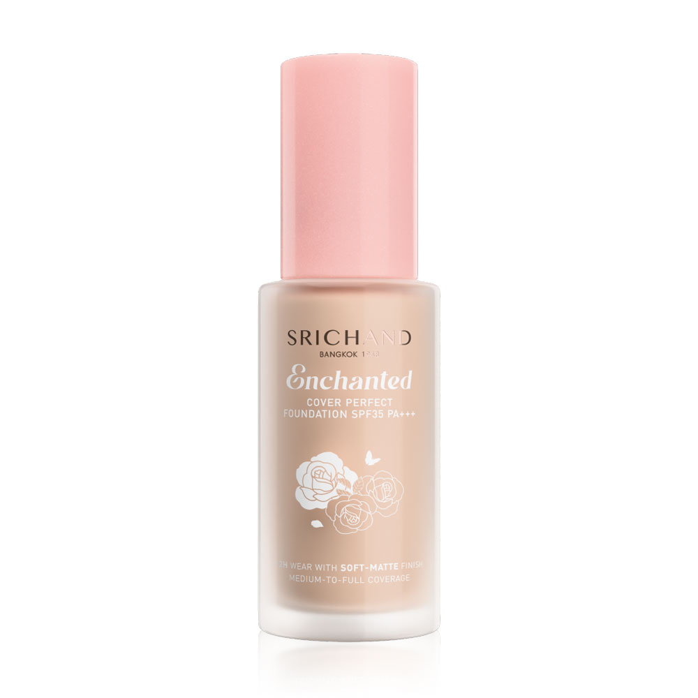 Srichand Enchanted Cover Perfect Foundation SPF35 PA+++ 30ml #105 Pinkish