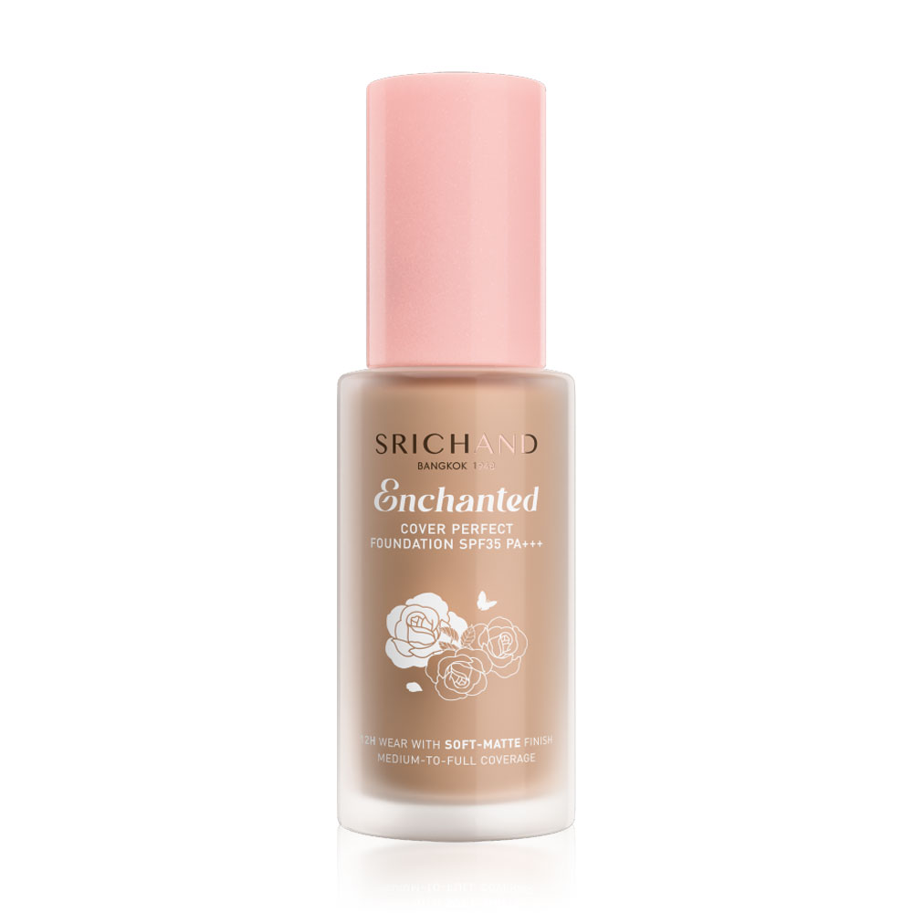 Srichand Enchanted Cover Perfect Foundation SPF35 PA+++ 30ml #130 Honey