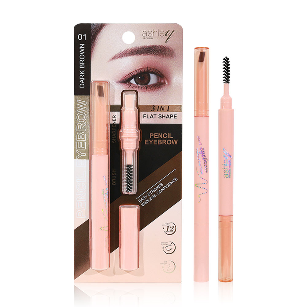 Ashley Pencil Eyebrow 0.4g #01 Dark Brown