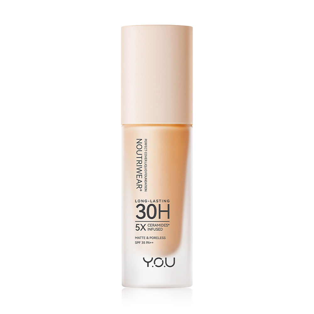 Y.O.U Noutriwear+ Perfect Cover Velvet Liquid Foundation 20g #N508 Medium Beige