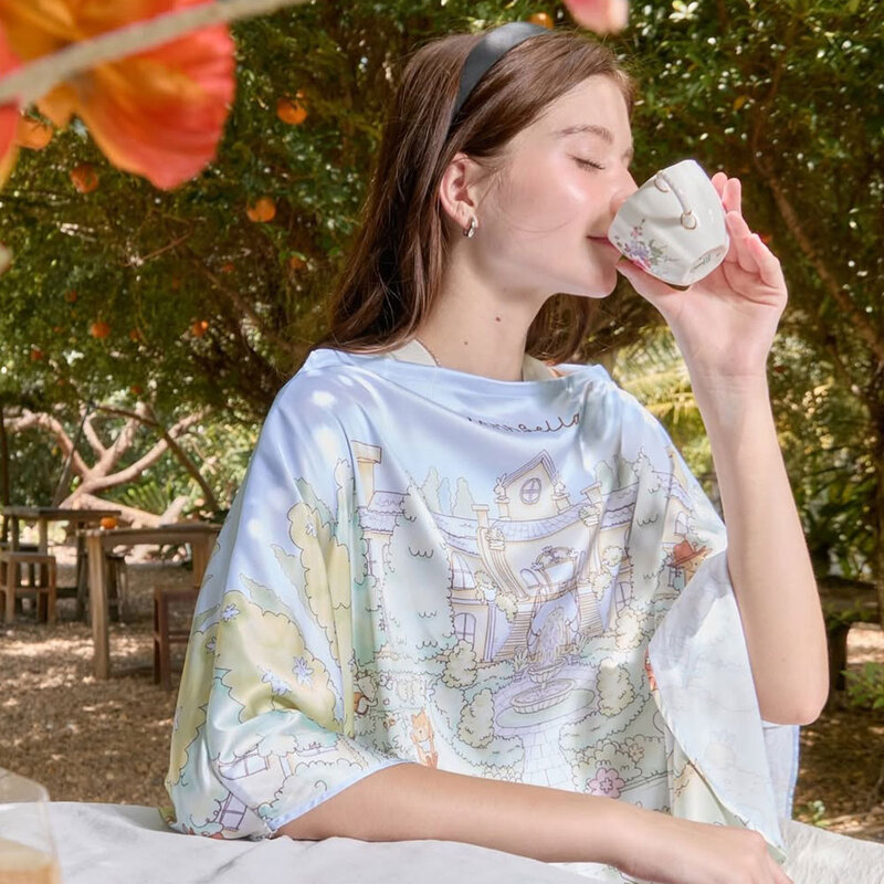 Mamabella French Garden Breastfeeding Cover 1pc