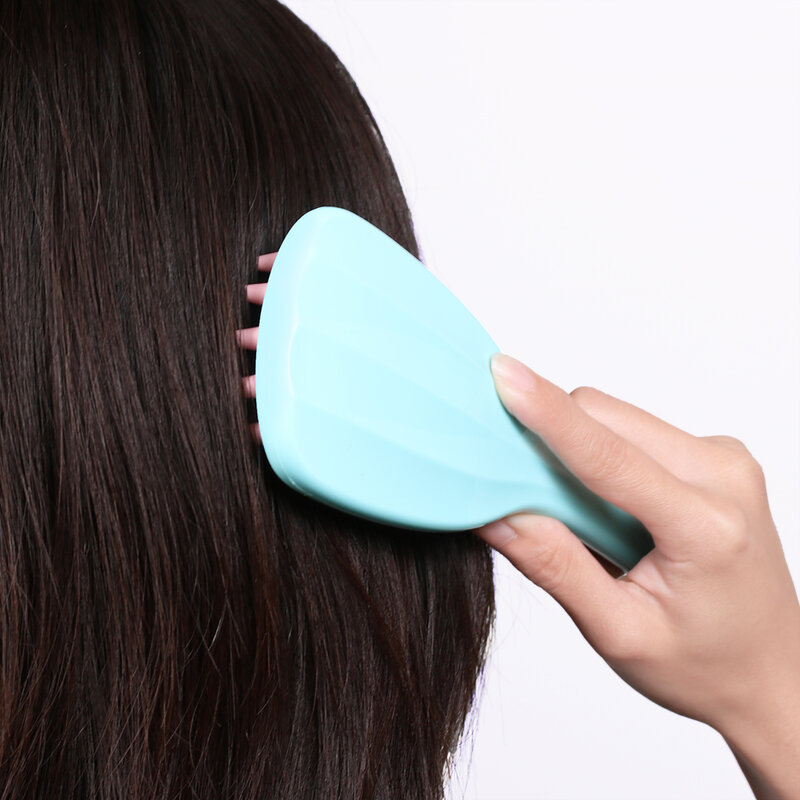 KVY Handled Hair Shampoo Brush #Purple