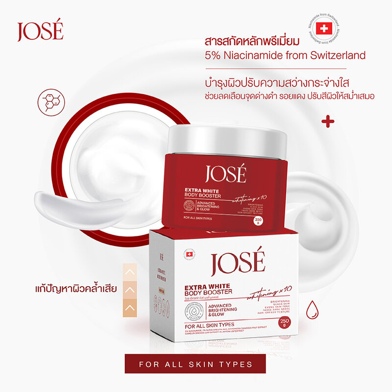 JOSE Extra White Body Booster [250g x 3pcs]