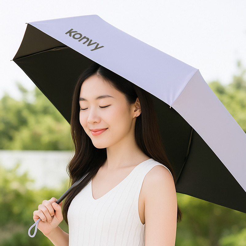 Konvy Portable Pocket Sun Umbrella #Purple