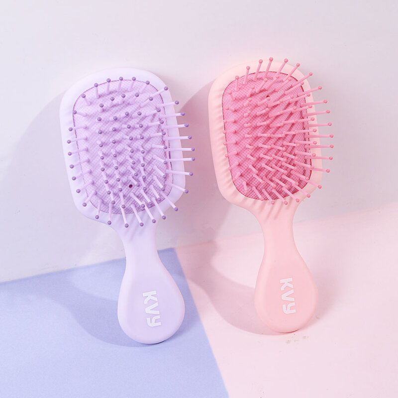 KVY Mini Air Cushion Hair Comb #Pink