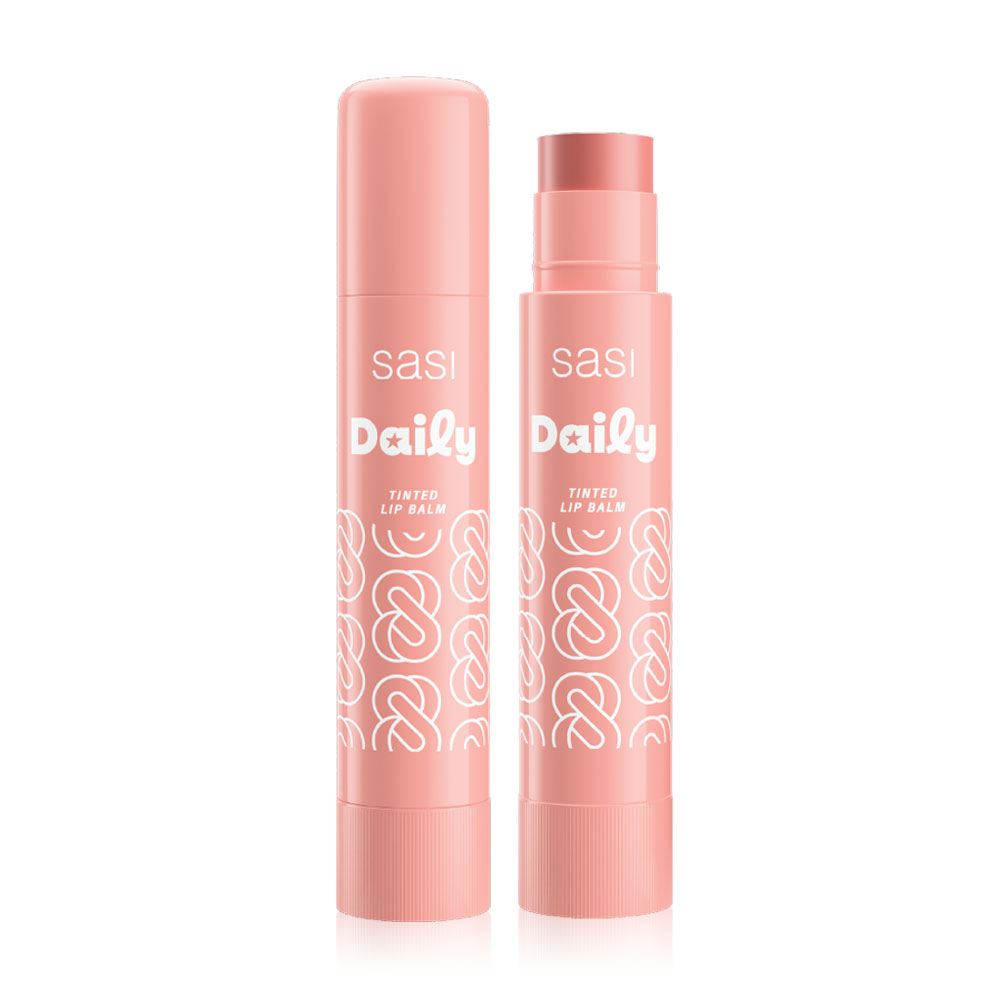 SASI Daily Tinted Lip Balm 3.5g #01 Peachy Pop