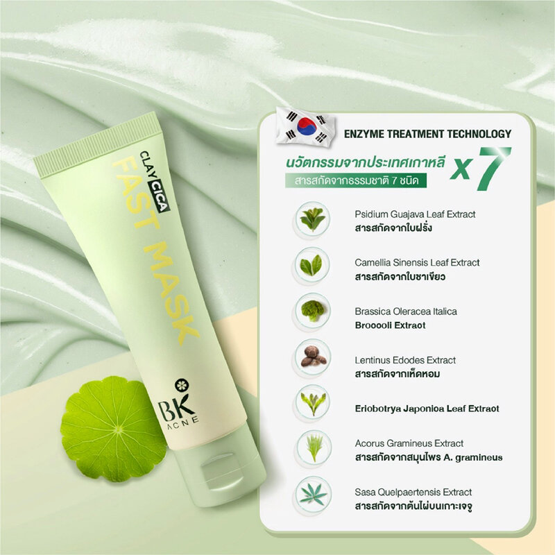 BK Acne Clay Cica Fast Mask 50g
