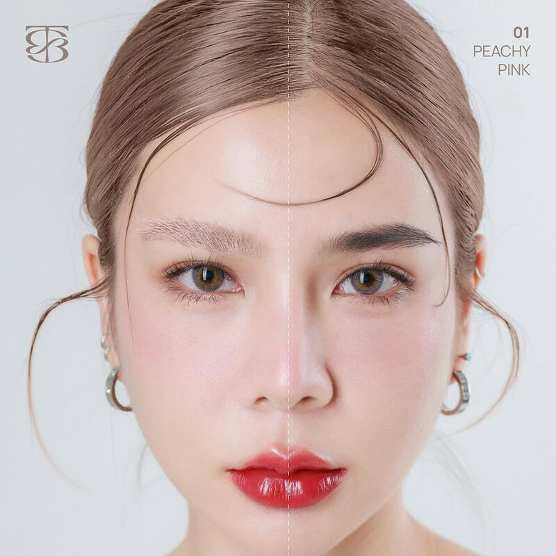 TIARA BEAUTY Tintme Brow Mascara 3g #01 Peachy Pink