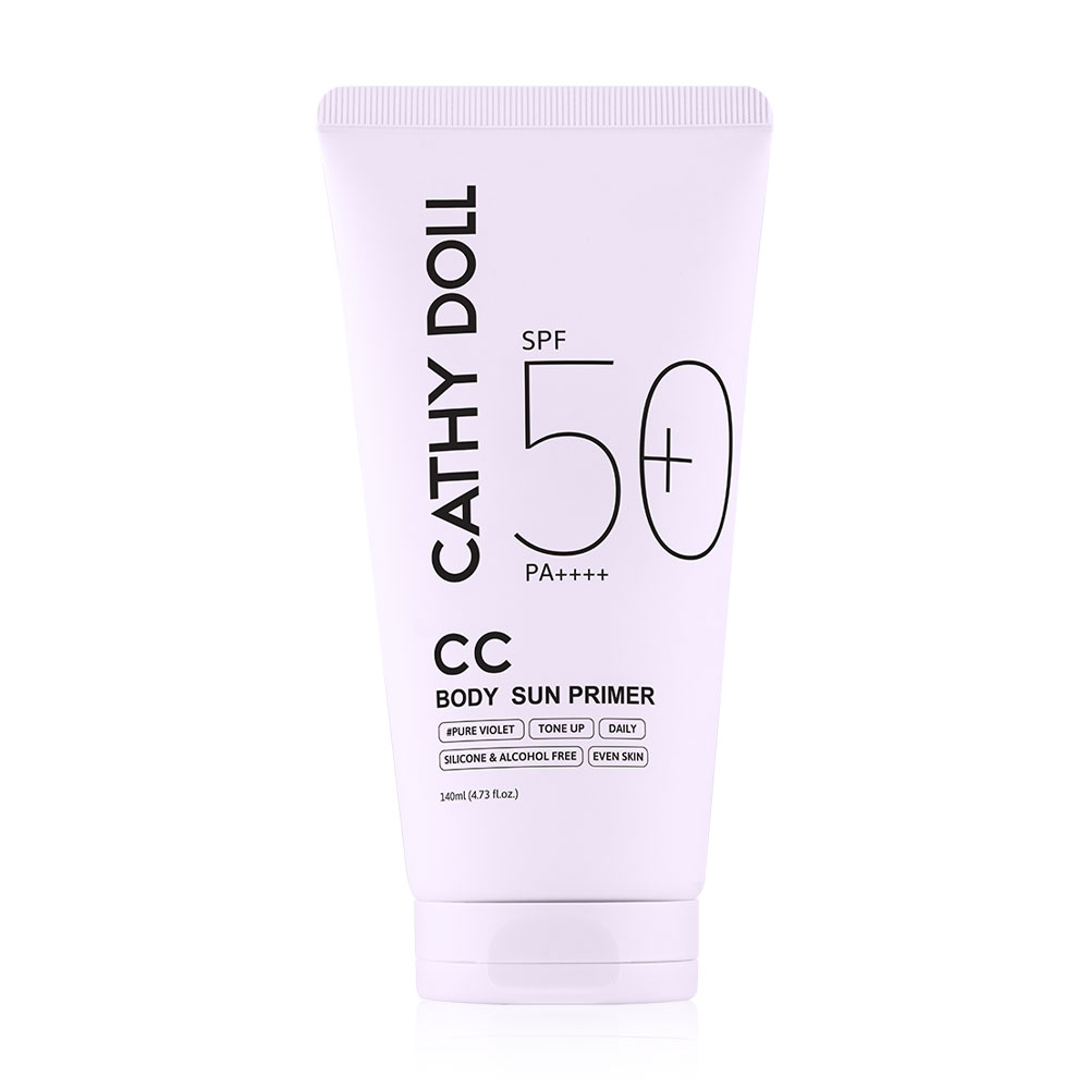 Cathy Doll CC Body Sun Primer SPF50+ PA++++ 140ml #Pure Violet