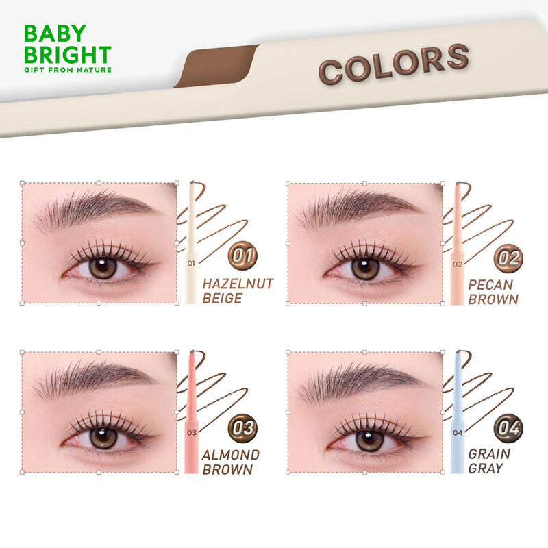 Baby Bright Mousse Brow Powder Pencil 0.06g #04 Grain Gray