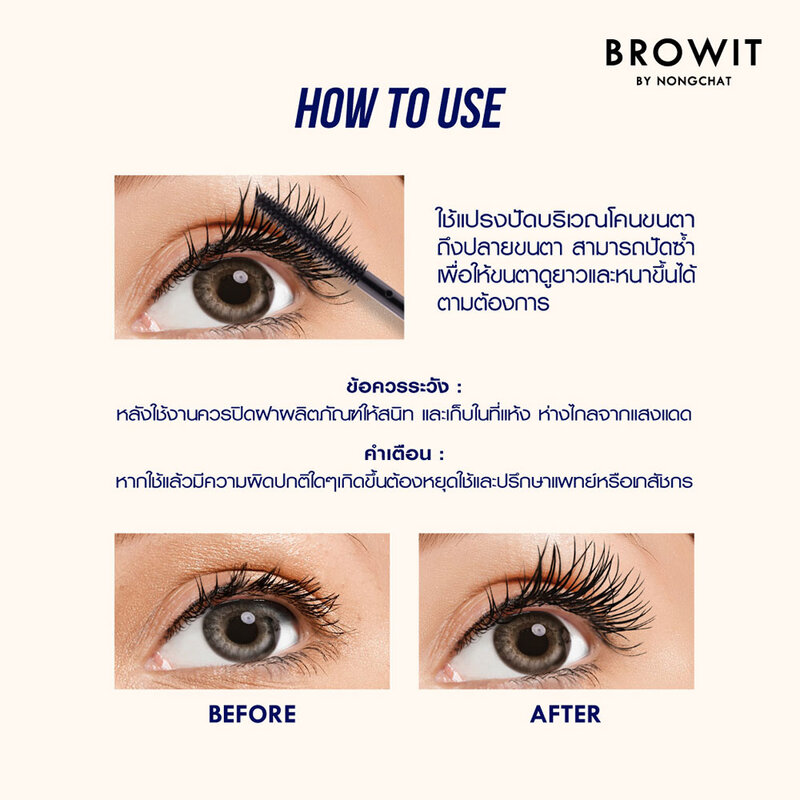 Browit Fast Flow Pro Mascara 6.5g #Fast Black