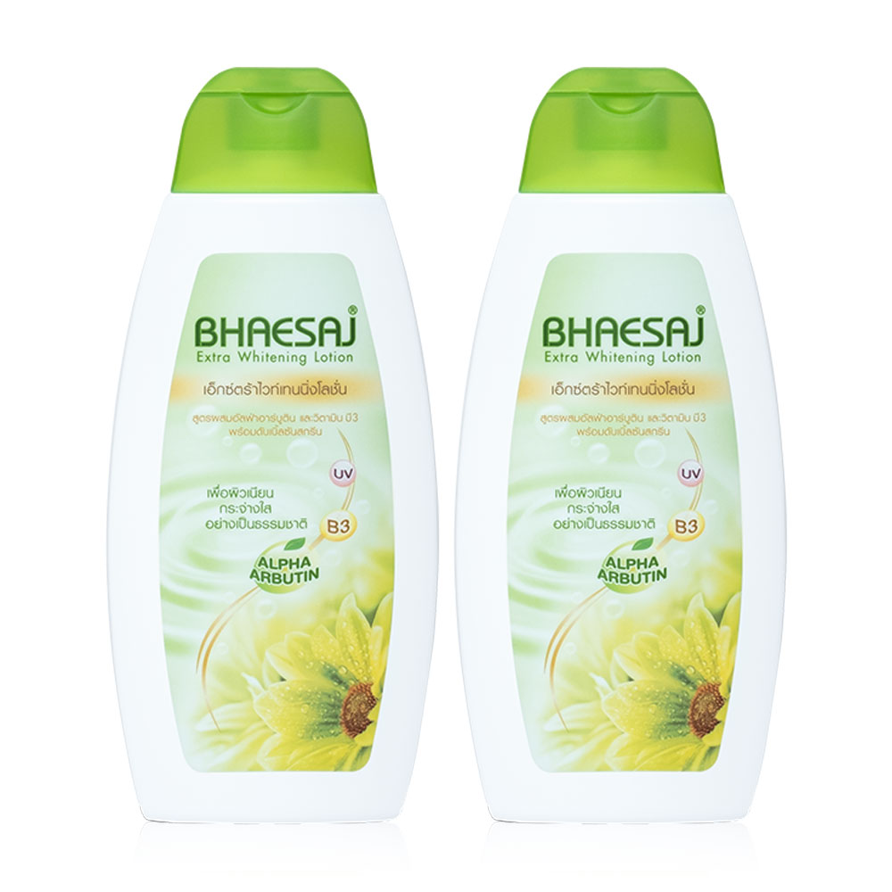 BHAESAJ Extra Whitening Lotion Alpha Arbutin [150ml x 2pcs]