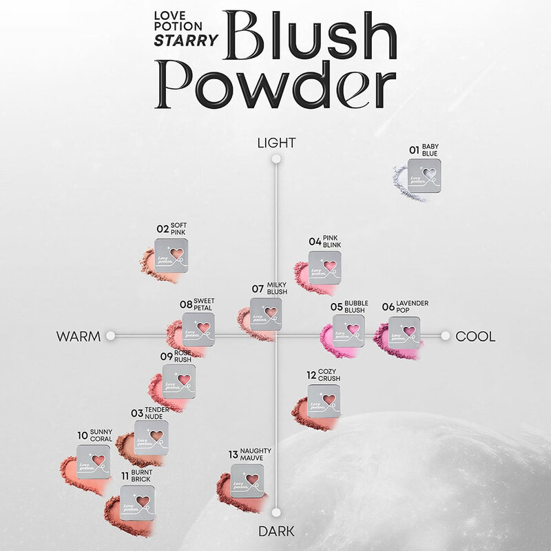 LOVE POTION Starry Blush Powder 2.8g #03 Tender Nude