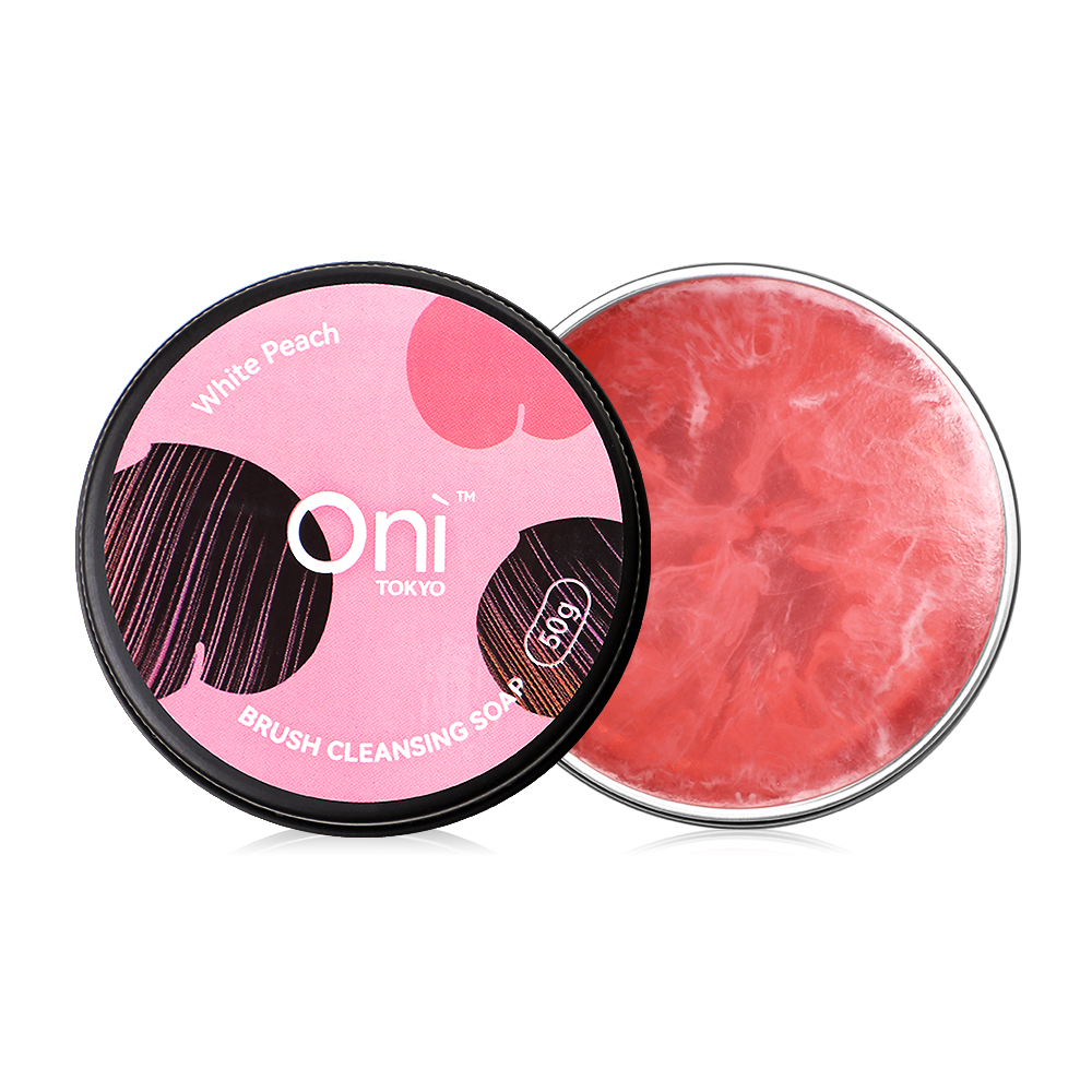 Oni Brush Cleansing Soap 50g #White Peach