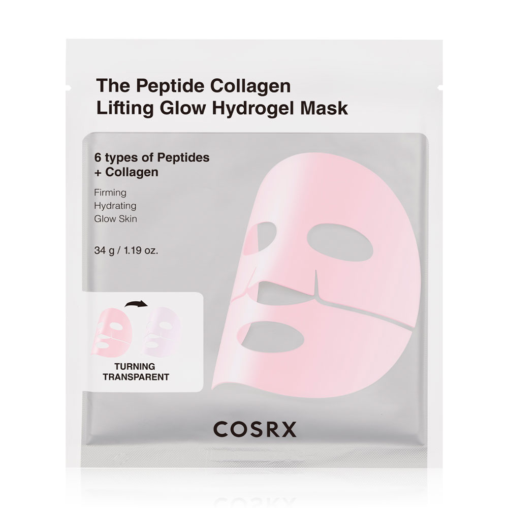 COSRX The Peptide Collagen Lifting Glow Hydrogel Mask 1 Sheet
