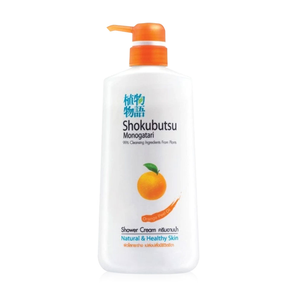 Shokubutsu Monogatari Shower Cream Orange Peel Oil 500ml
