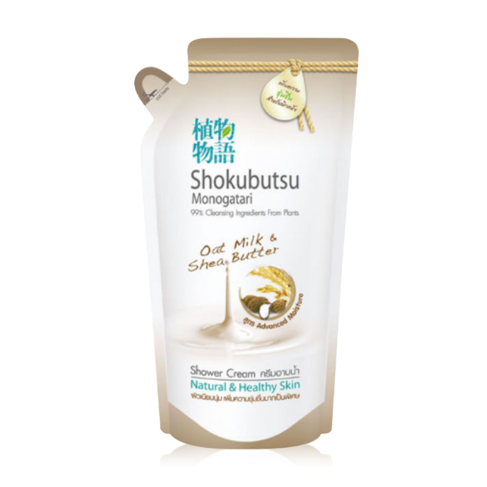 Shokubutsu Monogatari Shower Cream Advanced Moisture Refill 400ml